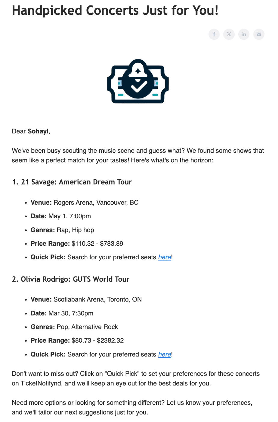 Example Newsletter